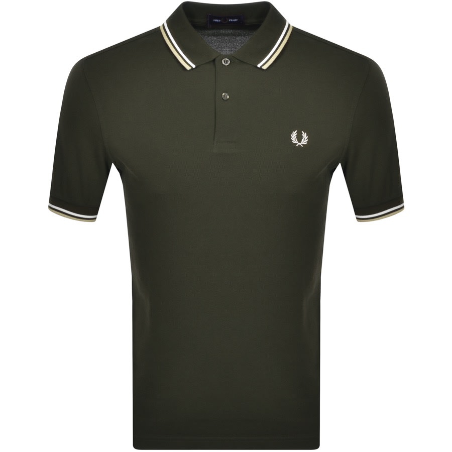 Alternative Image for ProductFred Perry Twin Tipped Polo T Shirt Green1